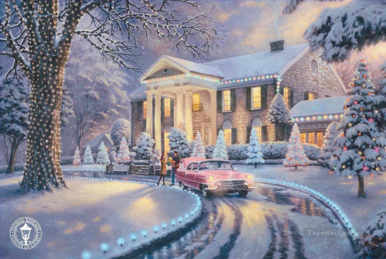 Graceland Christmas TK Oil Paintings